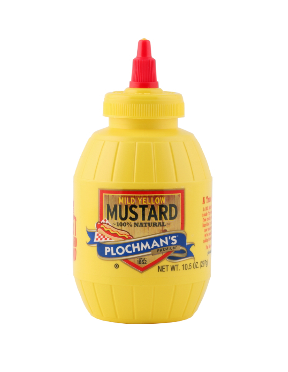 PLOCHMANS MUSTARD REGULARIES 10.5 OZ: imagen 1