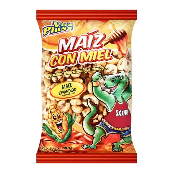 PLUSS MAIZ EXPAN CON/MIEL 140 GR