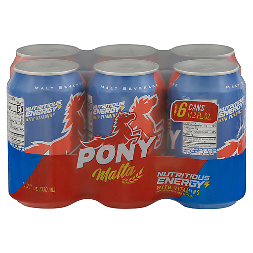 PONY MALTA LATA SIX PACK OZ