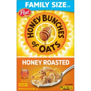 POST CEREAL HONEY BUNCHES OATS-HONEY RSTED 18OZ