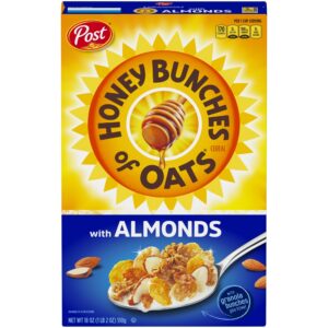 POST CEREAL HONEY BUNCHES OF OATS-ALMONDS 18 OZ