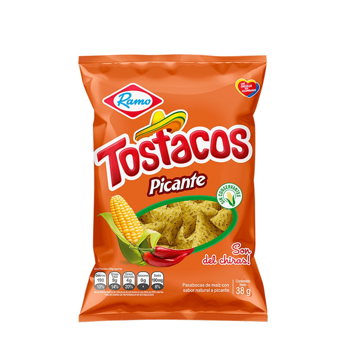 RAMO TOSTACO PICANTE 38 GR/12 CT: imagen 1