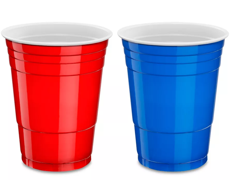 RED PLASTIC CUPS 16 OZ: imagen 1