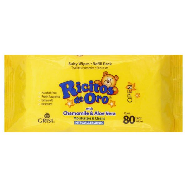 RICITOS TOALLITAS/BABY WIPESG 80 CT