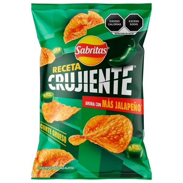 SABRITAS CRUJIENTES JALAPENO 223 GR