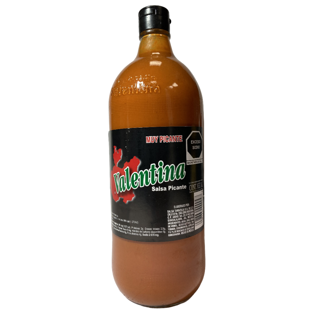 SALSA VALENTINA EXTRA HOT - NEGRA 12/34 OZ: imagen 1