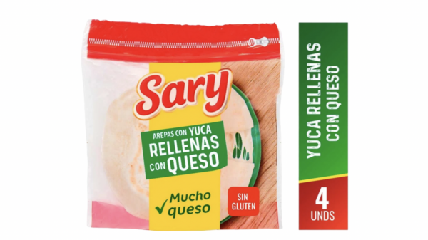 SARY AREPA DE QUESO 4 CT/380 GR