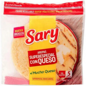 SARY AREPA SUPER ESPECIAL QUESO 400 GR