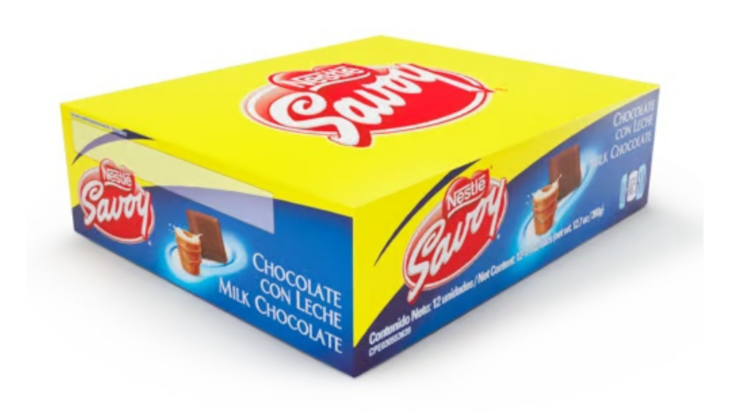 SAVOY CHOCOLATE CON LECHE 12/30 G