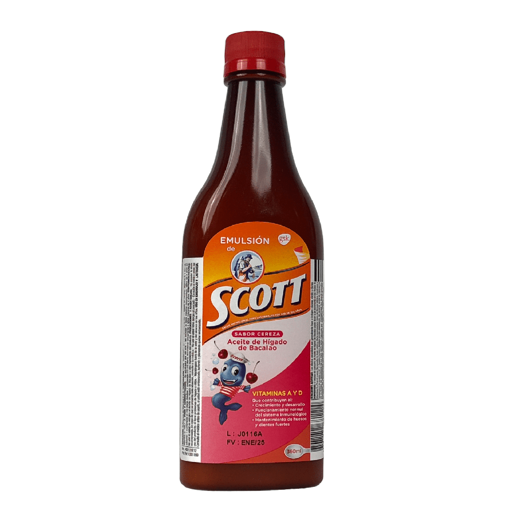 SCOTT EMULSION CEREZA 360ML: imagen 1