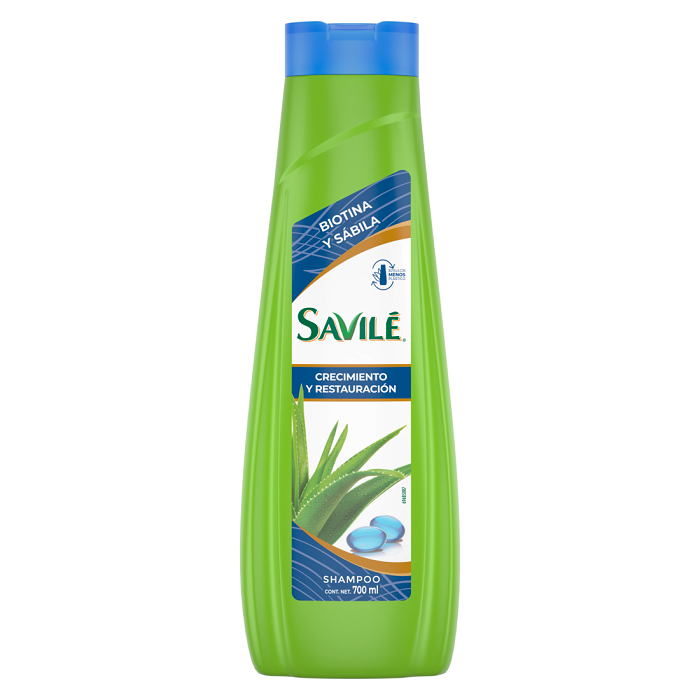 SHAMPOO SAVILE BIOTINA Y SABILA 700ML: imagen 1