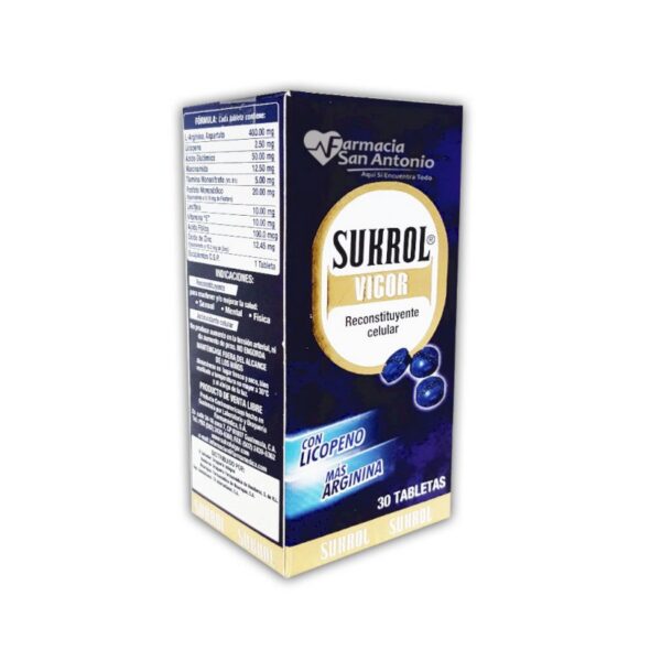 SUKROL VIGOR AZUL 30 CT