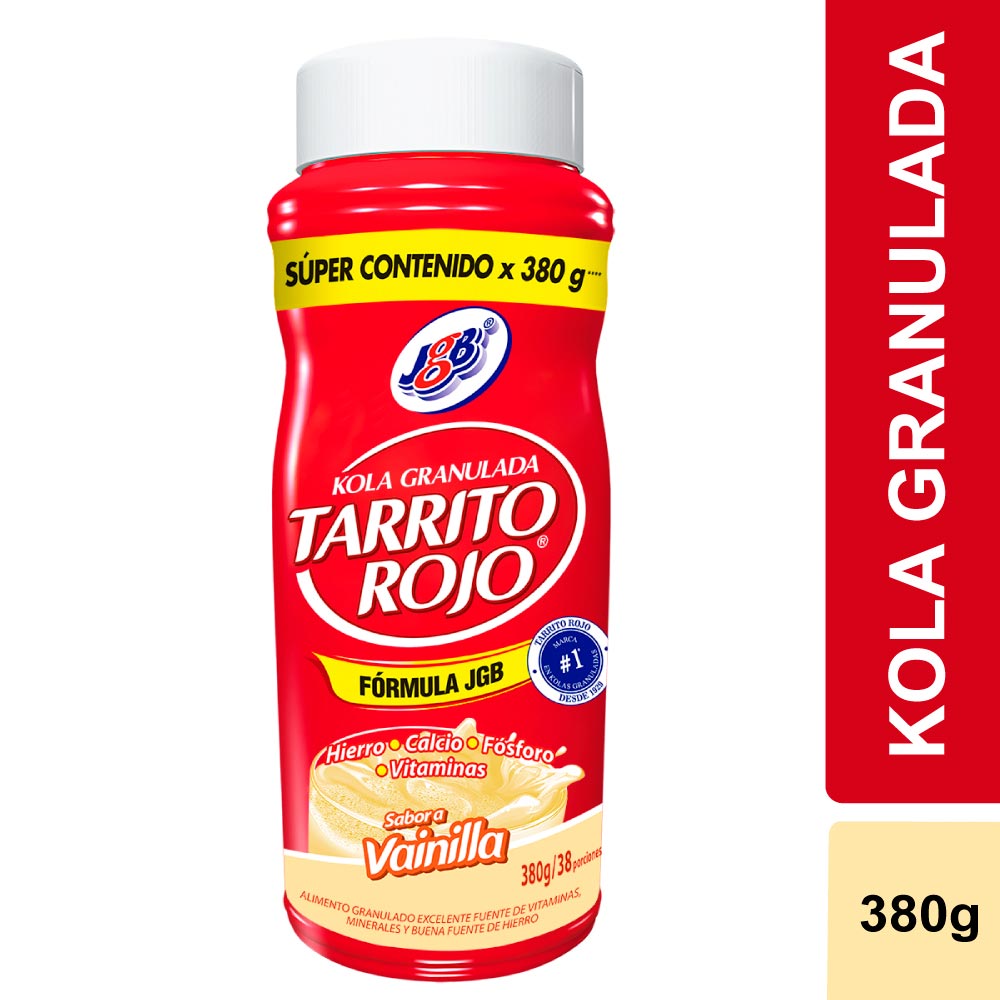 TARRITO ROJO VAINILLA 380 GR: imagen 1