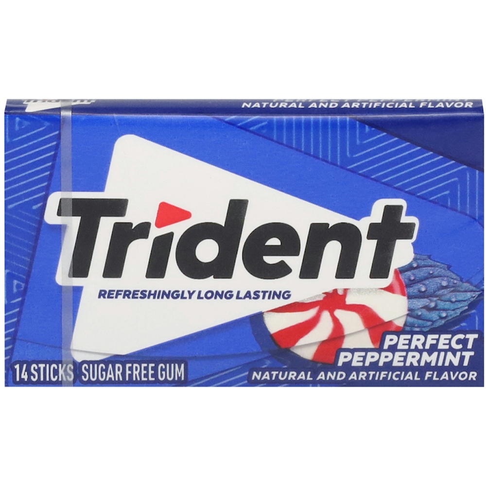 TRIDENT GUM PERFECT PEPERMINT 12 CT: imagen 1