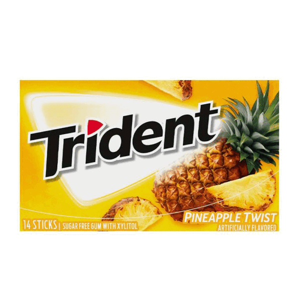 TRIDENT GUM PINEAPPLE 12 CT