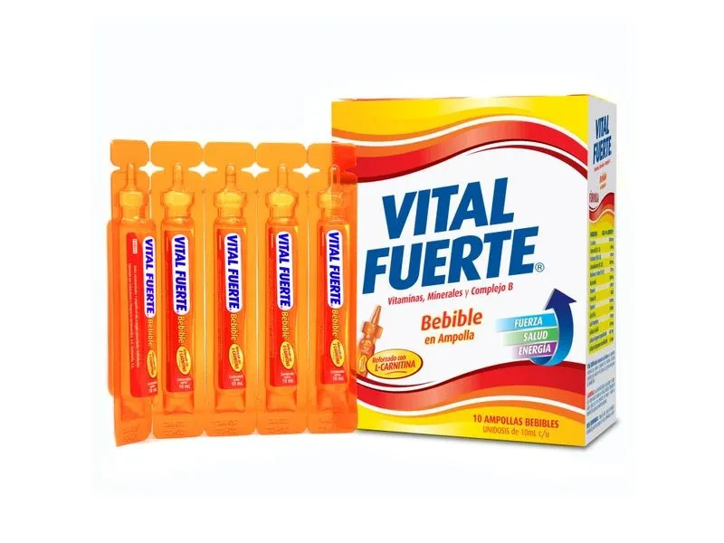 VITAL FUERTE AMPOLLA BEBIBLE 10 CT: imagen 1