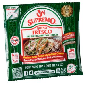 V&V FRESCO SUPREMO QUESO 12/14 OZ - QVV215