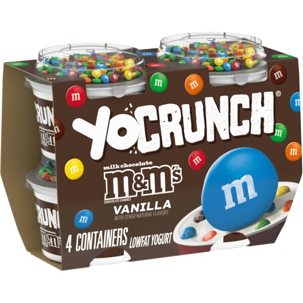 YOCRUNCH 4 PK VAINILLA M&Ms