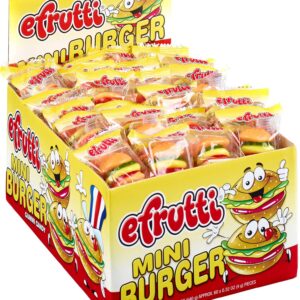 EFRUTTI GUMMI MINI BURGUER CANDY 1/2/60 CT (8)