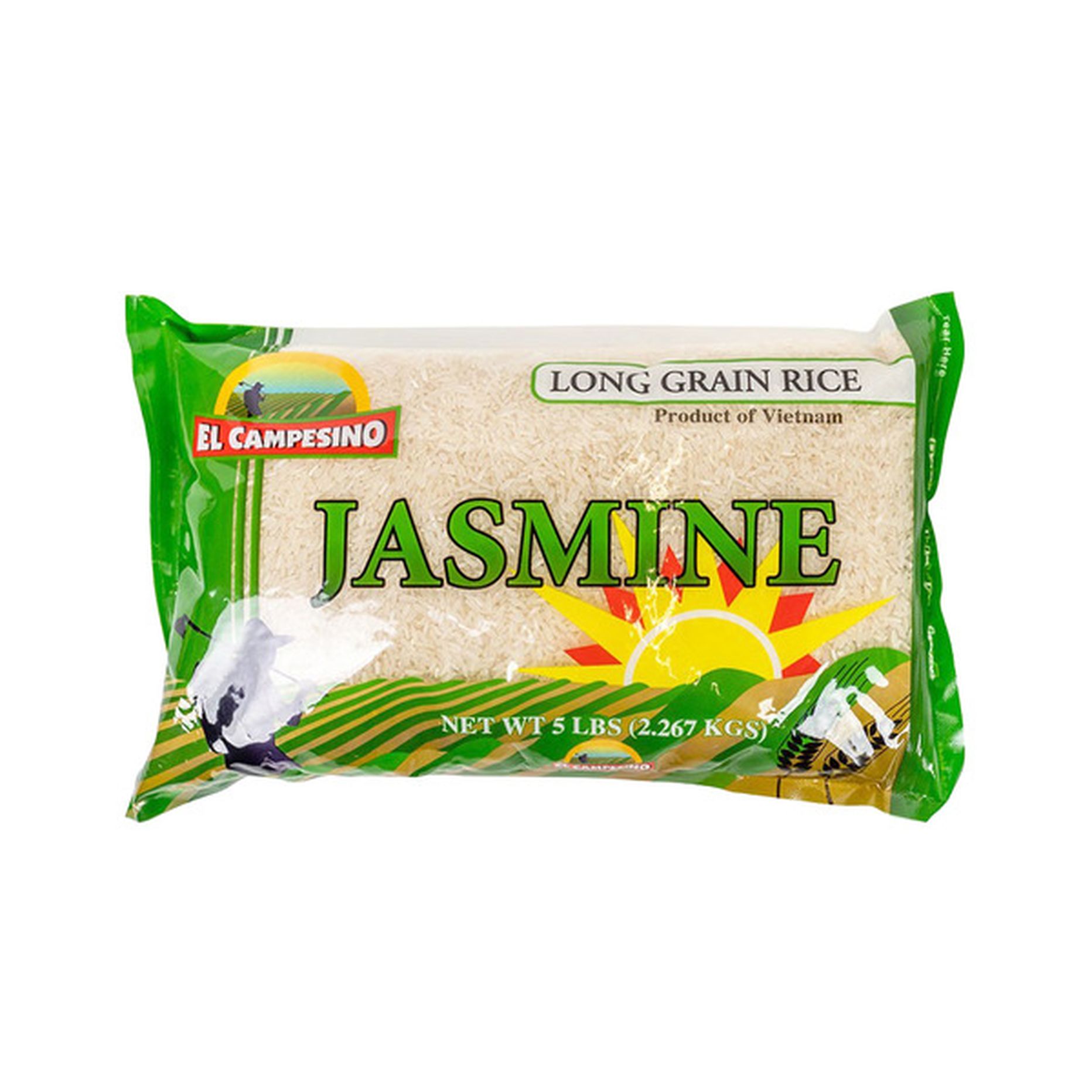 EL CAMPESINO ARROZ JASMINE 5 LB: imagen 1