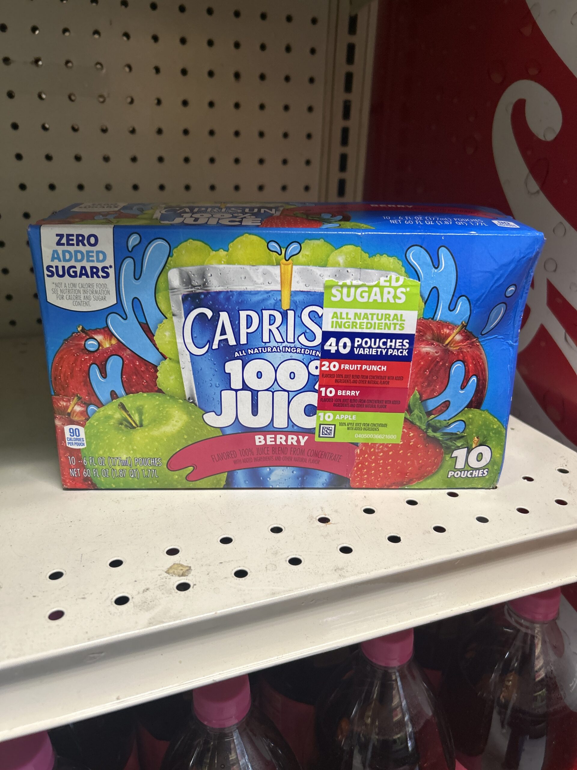 Capri Sun Berry 10 Pouches: imagen 1