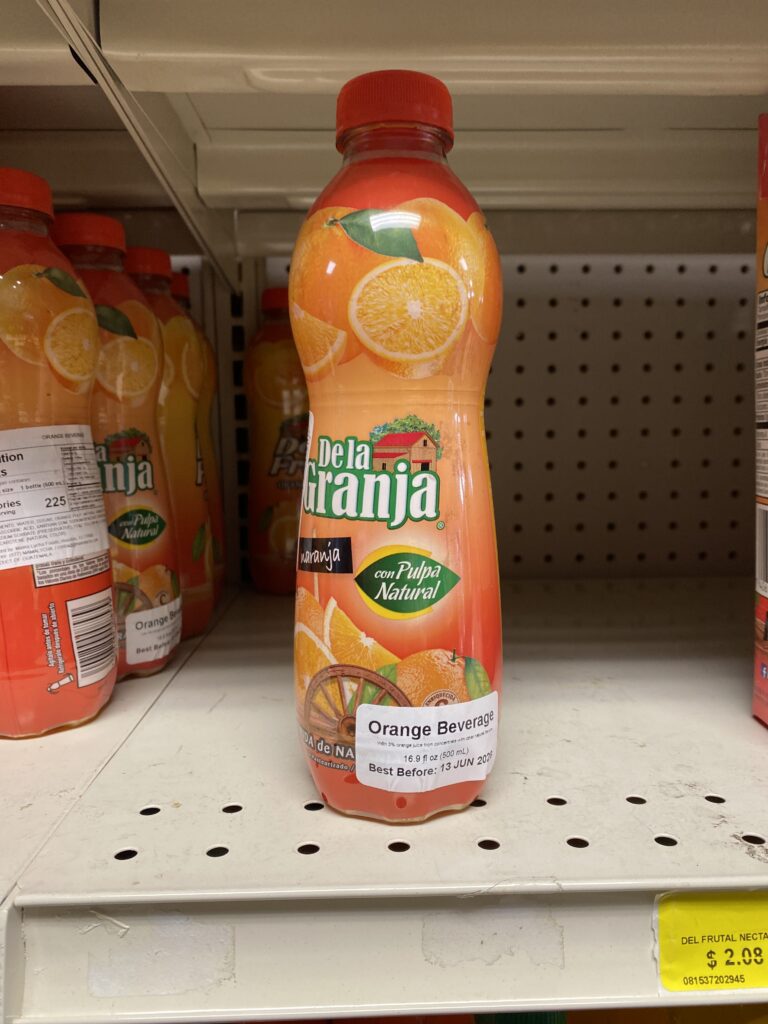 DEL FRUTAL JUGO DE NARANJA 12/16 OZ
