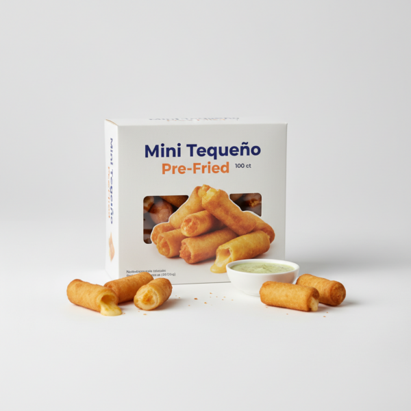 MINI TEQUENO PREFRIED 100 CT
